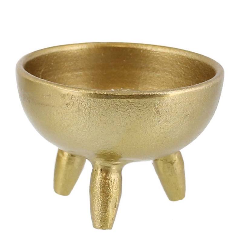 Naomi Candle/ Incense Holder - Brass